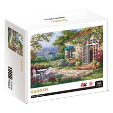 J&K 提升專注力必備桌布拼圖, 1000件, 1個, 6