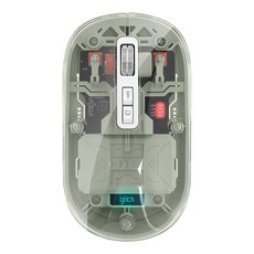 지클릭커 오피스프로 아이스푸딩 투명 블루투스 무선 마우스 G-CLICKER OFFICEPRO 아이스푸딩 OP40 투명 블루투스 무선 마우스, 그린