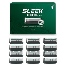 DORCO 多可樂客 Slick Motion 刮鬍刀片, 1個, 12入