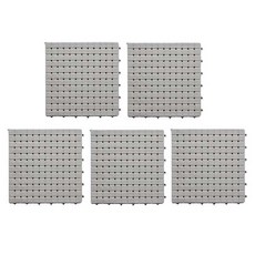 피어니스트 욕실 타일 매트, 그레이, 5개