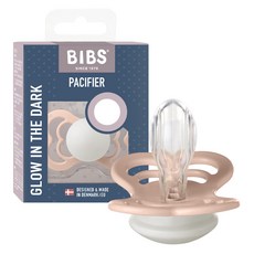 BIBS 슈프림 실리콘 쪽쪽이, 2단계(6개월 이상), 블러쉬 야광, 1개