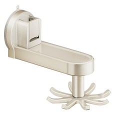 Meo 免鑽孔吸盤式廚房旋轉廚具掛架, 白色, 1個