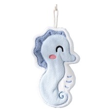 芙特羅 海洋生物擦手巾 海馬, 1個, 混合顏色