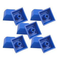 Misoroun 簡約彩色鍵盤鍵帽 10入, 深藍色, 單一商品