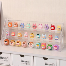 OWYGYU 展示用公仔裝飾櫃 收納層架 3層 小型, 1個