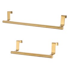 Meo 430 不鏽鋼廚房抹布架 2件組, 金色, 1個