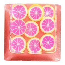 미소로운 상큼 과일 키보드 데스크테리어 키보드 키캡, 자몽