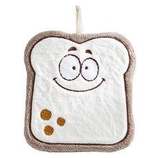 Futuro Lab 美食好朋友 吐司擦手巾, 1個, 混合色