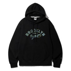 ALVINCLO 男女通用 布魯克林 寬鬆版 內刷毛 連帽T恤 AVH705