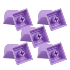 미소로운 심플 컬러 키보드 키캡 10p, 퍼플
