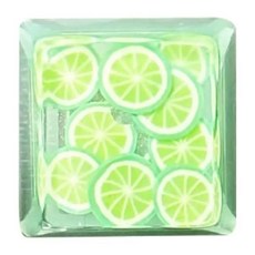 微笑清爽水果鍵盤 桌面裝飾鍵盤鍵帽, 萊姆, 單一商品