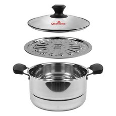 QUEEN SENSE 多用途IH電磁爐兩用蒸煮鍋, 26cm, 1個