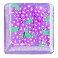 微笑清爽水果鍵盤 桌面裝飾鍵盤鍵帽, 葡萄, 單一商品