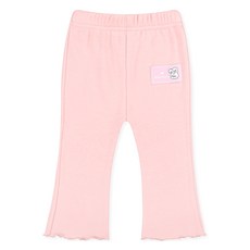 Milk Baby 女童款Bebe柔軟貂毛刷毛靴型褲