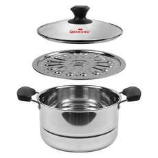 QUEEN SENSE 電磁爐多用途IH蒸煮湯鍋, 1個, 22cm