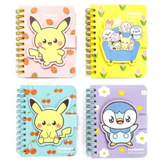 Feelbox 口袋妖怪磁鐵筆記本 4 件套, 1組, 混色