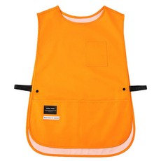 soonZAM 背心式防水圍裙, 橘色, 1個