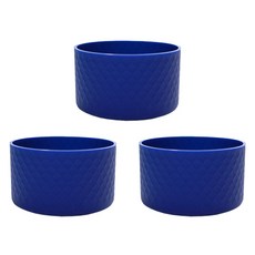 블럭마트 찍힘방지 텀블러 실리콘 숏 커버 887ml, 네이비, 3개
