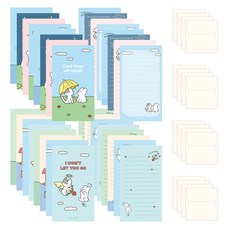 Monolike Willy Kelly 迷你信紙8款套組, 1套, 混合顏色