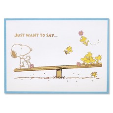 Hallmark Snoopy 史努比立體祝賀卡 + 信封組 816100, 1套, 混色