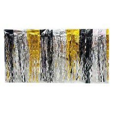 正月市集 彩虹派對背景簾 0.75 x 2.75m 類型3, 1個, 混合色