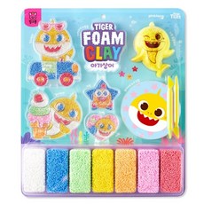 MY LITTLE TIGER 鯊魚寶寶 泡泡黏土組, 1套, 混合色