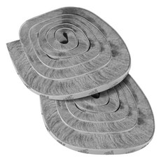 THELIVING 門縫縫隙阻擋黏貼式防風條 馬海毛 23mm, 2個