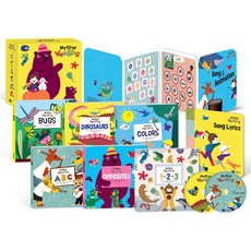 Nobyong My First We Sing SayPen 6種 + 歌詞本 + 摺疊書 + 歌曲CD 2片套組 全8冊, JY Books