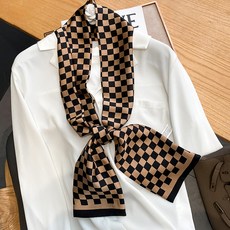 아뗄릭 여성용 실키 롱 방조스카프 + 큐빅 스카프링 B 세트 04940