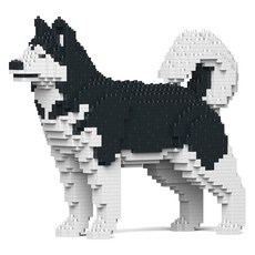 JEKCA 阿拉斯加雪橇犬積木 S, 黑色, 1個