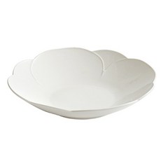 American Road花苞造型盤 陶瓷盤 RK2179, 1個, 白色