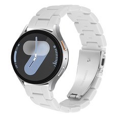 심플리로어 마카롱 버클 스트랩 일자형, 화이트, 1개