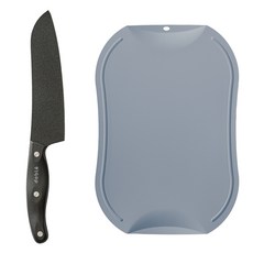 doble 高級三德刀 + 不留刀痕砧板 大, 1套, 三德刀 + 砧板