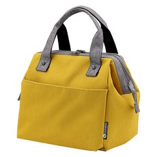 HANEE 保溫午餐袋, 黃色, 1個