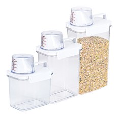 inbloom 附把手雜糧罐, 1套, 透明