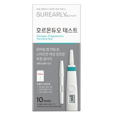 슈얼리 스마트 호르몬듀오 테스트 스틱 Surearly SMART, 1개, 10개입