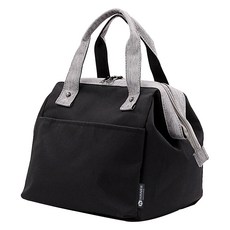 HANEE 保溫午餐袋, 黑色, 1個