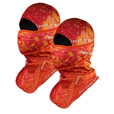 INCONTRO 防曬防塵面罩, 三橙, 2入