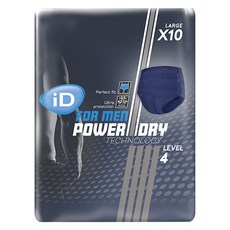 iD 怡大 男士專用 For Men 紙尿褲, 1個, 特大尺寸, 10枚入