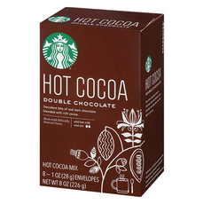 STARBUCKS 星巴克 雙倍巧克力熱可可沖泡粉, 28g, 8包, 1盒