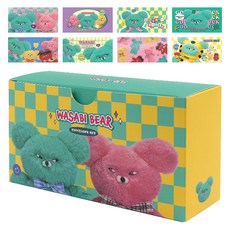 芥末熊水平信封 8 種 12p 套裝, 1套, 混色