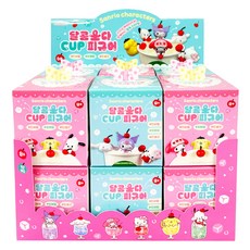 PINKMANGO 三麗鷗甜蜜蘇打杯緣公仔 12入組 隨機出貨, 1套