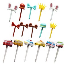 Cuteme 可愛造型插牌 MP302 10入 + 汽車插牌 MP097 6入 套組 B030, 1套