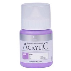 신한화구 전문가 아크릴컬러 보틀 트위스트 라일락, 250ml, 1색