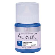 신한화구 전문가 아크릴컬러 보틀 트위스트 코발트 블루 휴, 250ml, 1색