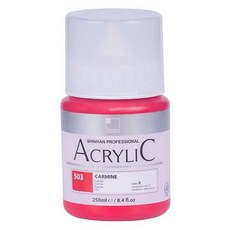 신한화구 전문가 아크릴컬러 Bottle Twist 카민, 250ml, 1색