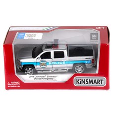 KiNSMAR 2014年雪佛蘭Silverado警車模型 KT5381PR, 1個, 混合顏色