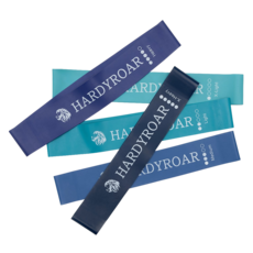 HardyRoar 乳膠環狀彈力帶5件組, 1套, 混合色