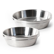 The Nine 304不鏽鋼盤 4號 + 5號 套組, 銀色, 2套