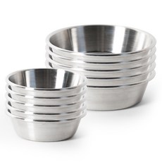 더나인 스텐 304 접시 1호 + 3호 세트, 실버, 5세트